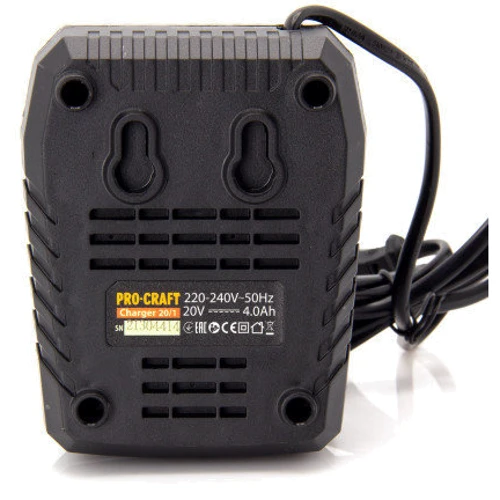 Зарядний пристрій ProCraft Charger 20/1: Тип Зарядное устройство