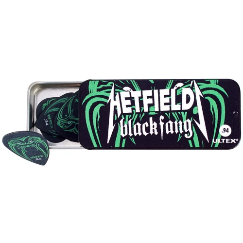 Медіатор Набір медіаторів DUNLOP Hetfield Black Fang Pick Tin 0.94 мм: Тип Медиатор