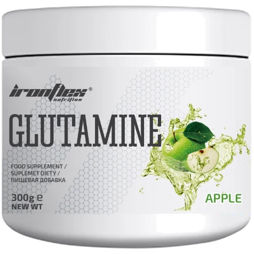 Аминокислота для спорта IronFlex Glutamine 300 g / 60 servings / apple