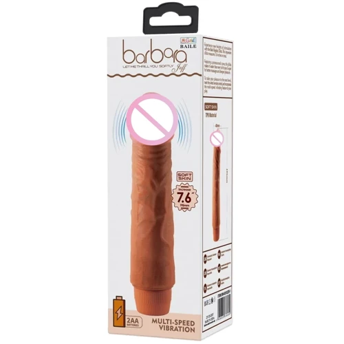 Вібратор LYBAILE Barbara Jeff brown 7.6'' (BW-001032R-1)