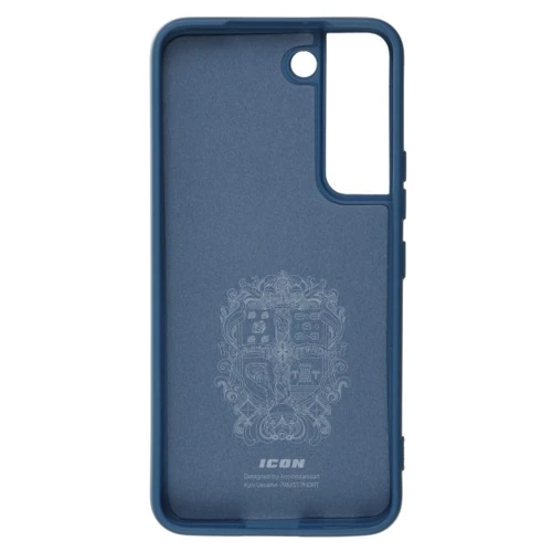 Чехол для телефонов ArmorStandart ICON Case Dark Blue for Samsung S901 Galaxy S22 (ARM62669): Материал силикон