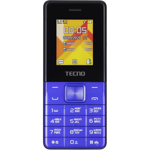 Мобильный телефон Tecno T301 2022 Blue (UA UCRF)