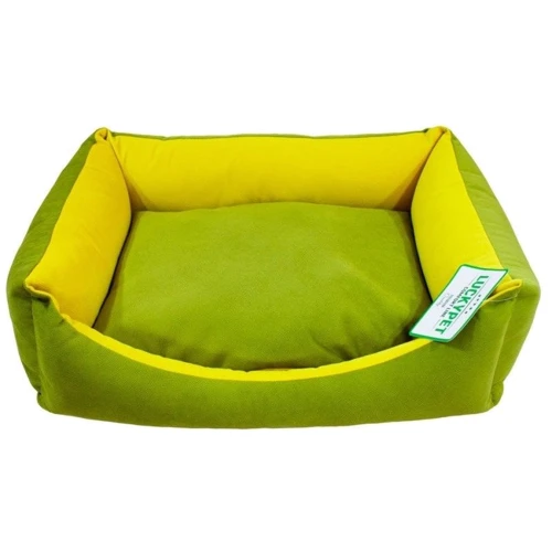 Лежак Luсky Pet Ліра-new №1 зелено-жовтий 40х50х16 см (555045): Тип Лежак