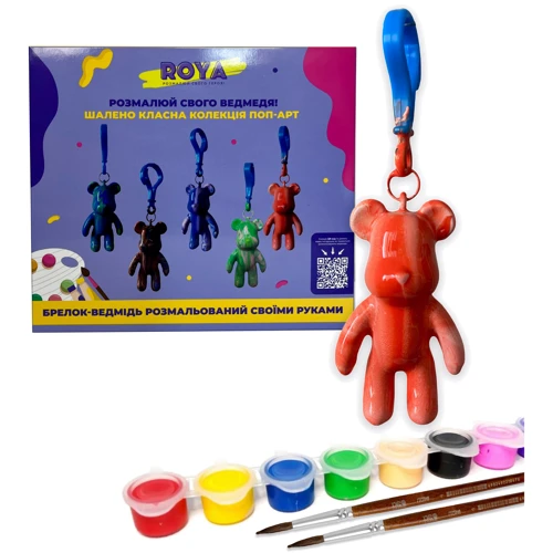Розфарбуй свого ведмедя Roya Червоний (А01182)