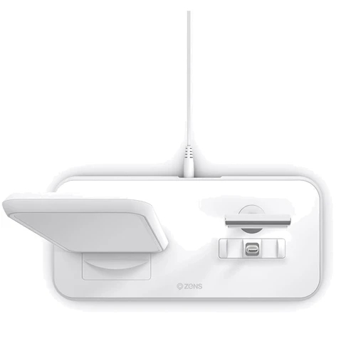 Док-станція Zens Dock Stand Wireless Fast Charger 10W with USB White (ZEDC06W/00) for Apple iPhone and Apple AirPods фото 2
