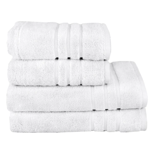 Полотенце Maisonette Micro Touch махровое белый 50х100 см (14079)