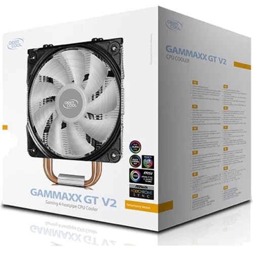 Кулер Deepcool GAMMAXX GT V2: Рівень шуму, dB 28