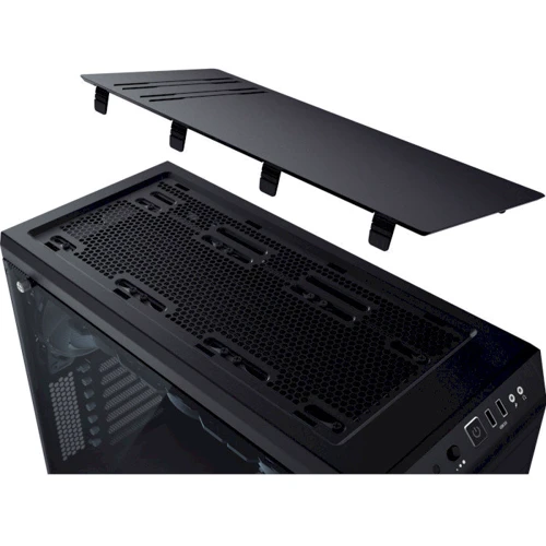 Корпус be quiet! Pure Base 600 Window Black (BGW21): Матеріал передній панелі пластик