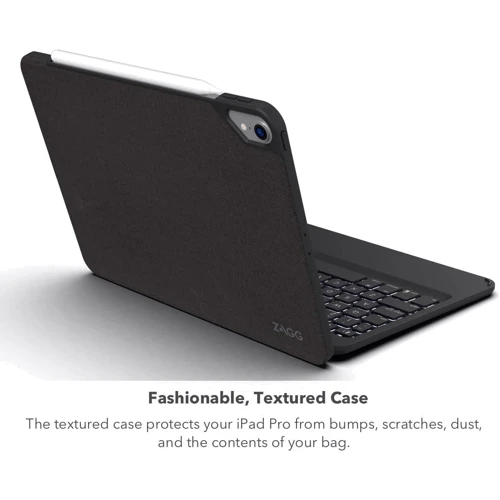 Аксесуар для iPad ZAGG Folio Case Smart Keyboard Black for iPad Pro 11 2018 (103002357): Особливості Стильный внешний вид, защита спереди, сзади и в углах, режим автопробуждения/сна