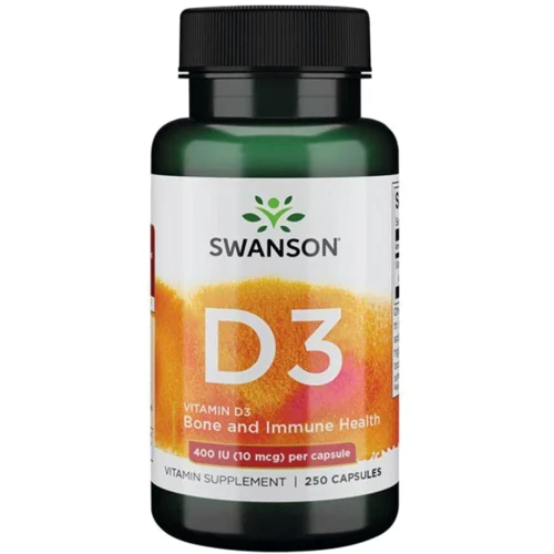 Swanson Vitamin D-3 400 iu Вітамін D3 250 капсул