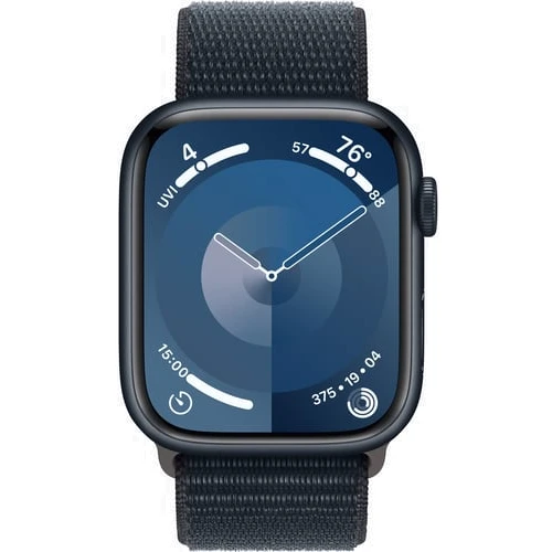 Apple Watch Series 9 45mm GPS Midnight Aluminum Case with Midnight Sport Loop (MR9C3) Approved Вітринний зразок: Причина уцінки Активированы, витринный образец, хорошее состояние, комплектация полная: коробка, зарядка, часы