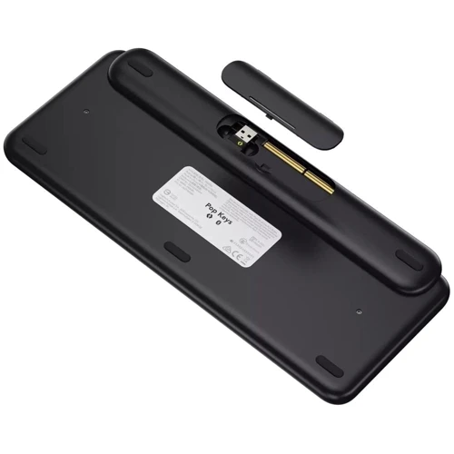 Клавіатура Logitech POP Keys Wireless Mechanical Keyboard UA Blast Yellow (920-010735): Тип клавіатури мультимедійна