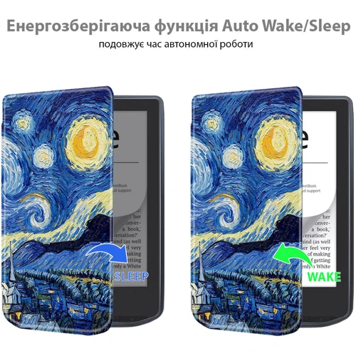 Аксесуар до електронної книги BeCover Smart Case Night for PocketBook 629 Verse / 634 Verse Pro (710980)