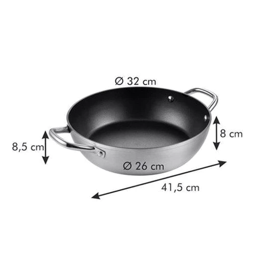 Сотейник Tescoma GrandCHEF 32 см две ручки (606862): Материал корпуса Алюминий