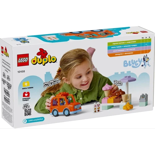 Конструктор LEGO DUPLO Bluey Путешествие с мороженым из Блуи (10458)