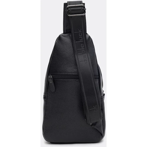 Чоловіча сумка слінг Borsa Leather чорна (k1338-black): Країна виробник Тайвань