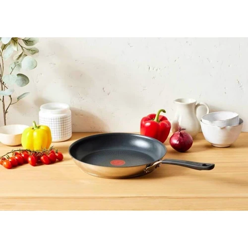 Сковорода Tefal Jamie Oliver Home Cook 28 см (E3030656): Тип варильної поверхні Електрична, Склокерамічна, Індукційна, Галогенна, Газова