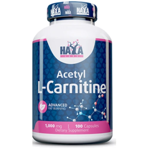Haya Labs Acetyl L-Carnitine 1000 mg Ацетил L-карнитин 100 капсул