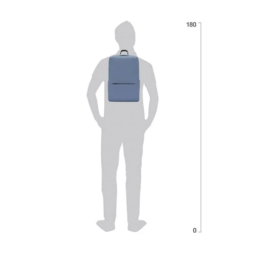 Сумка для ноутбуков Xiaomi 15.6” MI Classic Business Backpack 2 Light Blue (ZJB4174CN): Материал полиэстер