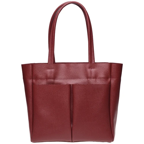 Женская сумка шоппер Ricco Grande бордовая (1L926-burgundy)