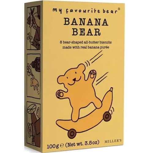 Печенье My Favourite Bear Банановые медвежата 100 г (5014908007578)