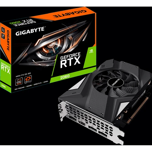 Видеокарта Gigabyte GeForce RTX 2060 Mini ITX OC 6GB (GV-N2060IXOC-6GD 2.0)