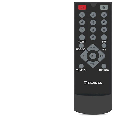 Акустическая система REAL-EL M-370 black: Формат акустики 2.1