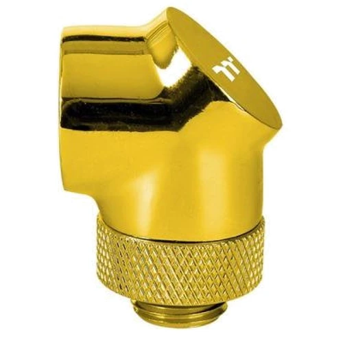 Система охлаждения Thermaltake Pacific G1/4 90 Degree Adapter - Gold/DIY LCS/Fitting (CL-W268-CU00GD-A)