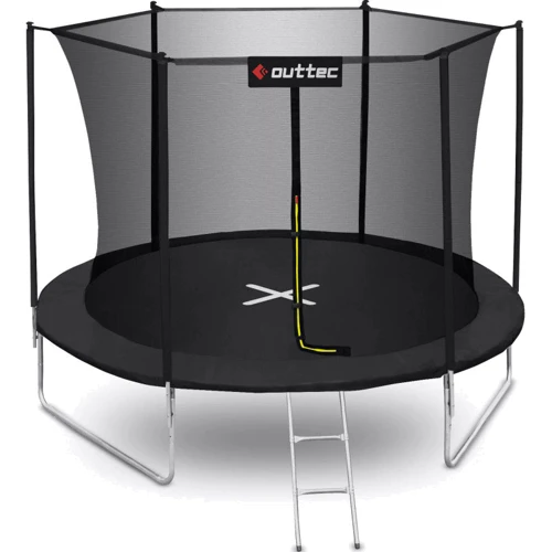 Батут Outtec 12FT із внутрішньою сіткою чорний (V312184) фото 4