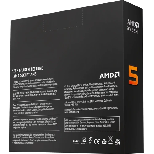 AMD Ryzen 5 9600X (100-100001405WOF) UA: Производитель AMD