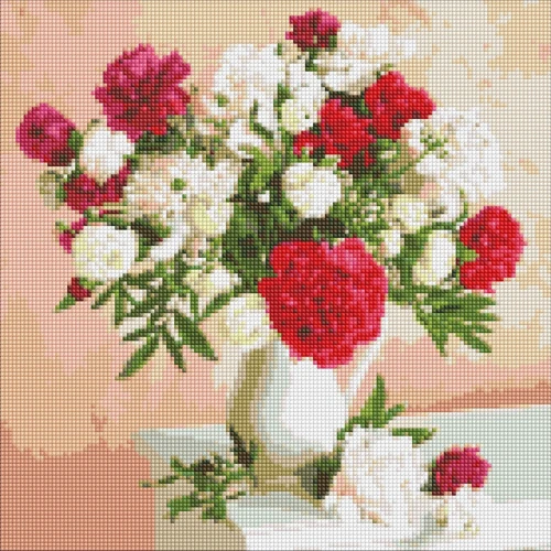 Алмазная мозаика Идейка Цветы вдохновения ©Ira Volkova AMO7114 40х40 см