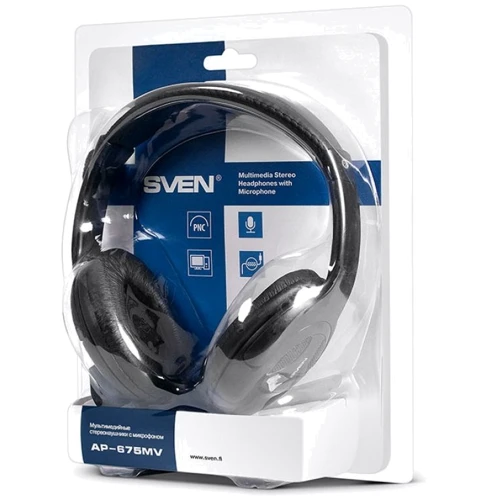 Наушники SVEN AP-675MV Black: Сопротивление наушников (Ом) 32