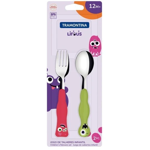 Детский набор столовых приборов Tramontina Baby Lirous 2 пр. (23797/909)