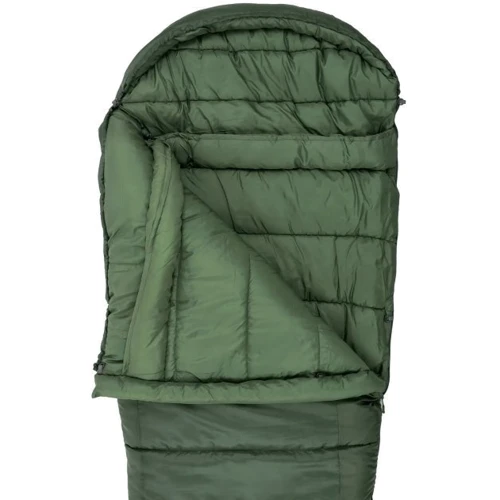 Спальный мешок Спальный мешок Highlander Phoenix Flame 400/-9°C Olive Green Left зеленый (SB244-OG): Материал внешней ткани 210T Ripstop Polyester