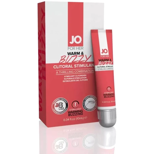 Распродажа! Возбуждающий гель для клитора System JO WARM & BUZZY (10 мл) (срок годности 05.21)