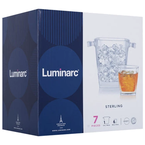 Набор для напитков Luminarc STERLING 7 предметов (P6010): Материал Ударопрочное стекло