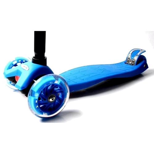 Детский самокат MAXI. Blue (все колёса светятся): Количество колес 3