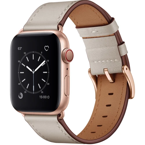 Аксесуар для Watch Top Genuine Leather Bank Pink Sand (BLAP181266) для Apple Watch 42/44/45/49mm Ultra
