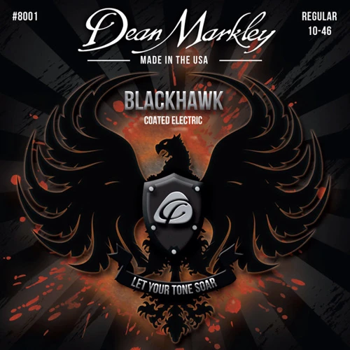 Струна для гитар Струны DEAN MARKLEY 8001 BLACKHAWK COATED ELECTRIC REG (10-46)