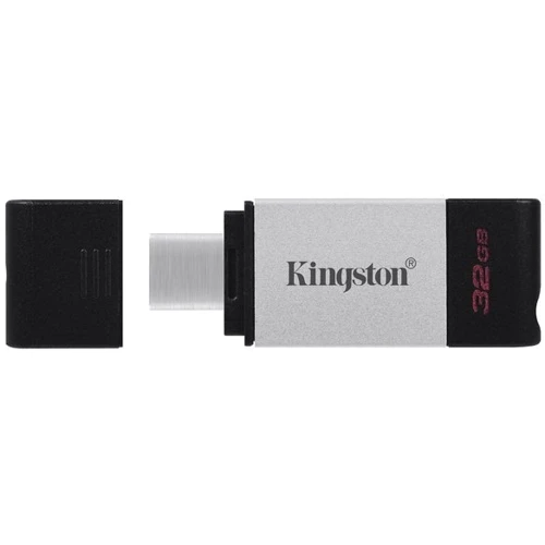 USB-флешка Kingston 32GB DataTraveler 80 Type-C Black (DT80/32GB): Объем памяти 32 GB