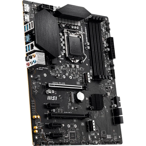 MSI Z590 PLUS: Разъемы на плате USB 2.0, USB 3.2 Gen 1, PCI Express x1, SATA 3.0, M.2
