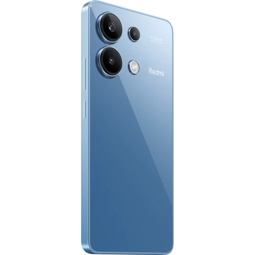 Смартфон Xiaomi Redmi Note 13 8/128GB Ice Blue (Global, no NFC): Камера Тройная 108 Мп (f/1.75) + 8 Мп (f/2.2) + 2 Мп (f/2.4) / LED вспышка / HDR / Панорама / Фронтальная камера 16 Мп (f/2.4)