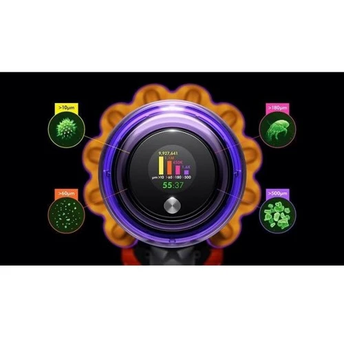 Пилосос Dyson V15 Detect Animal Gold/Iron: Вага 2.74 кг