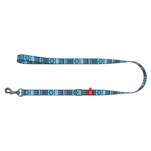 Поводок для собак WAUDOG Nylon рисунок Этно синий 2x152-183 см синий (5335): Тип Поводок