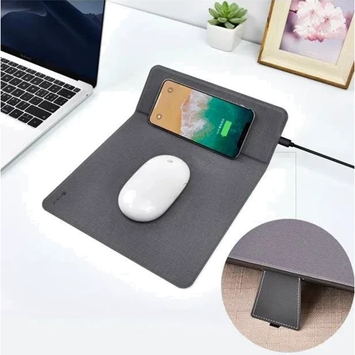 Игровая поверхность COTEetCI Wireless Charger And Mouse Pad Black (CS5186-BK): Тип поверхности Гладкая (speed)