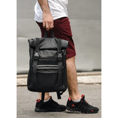 Мужской рюкзак Sambag RollTop 0SHn черный (24238001m) фото 12