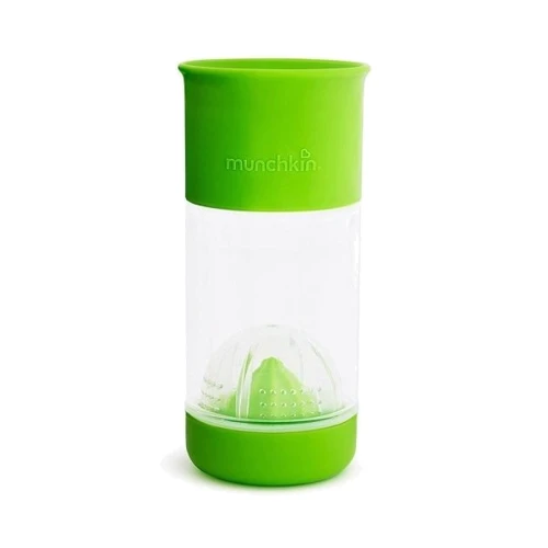 Пляшка Munchkin Miracle 360 Fruit Infuser Cup з інфузером, 414 мл, зелена (011209.04): Матеріал колби пластик