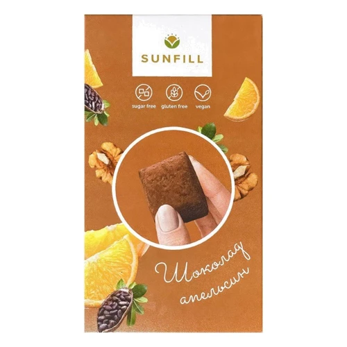 SUNFILL Конфеты шоколадные с апельсином (4820211260248)