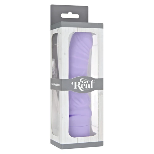 Реалистичный вибратор с венами Scala - Mini Classic G-spot Vibrator (пурпурный)