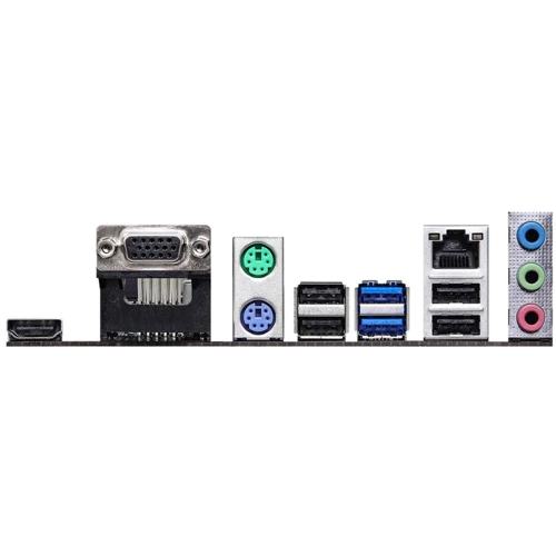 ASRock H510M-HVS R2.0: Разъемы на задней панели USB 3.2 Gen 1, USB 2.0
